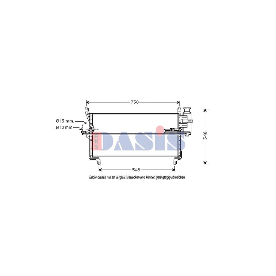 AKS Dasis 302170N Air Conditioning Condenser For Lancia Y | ML Performance UK