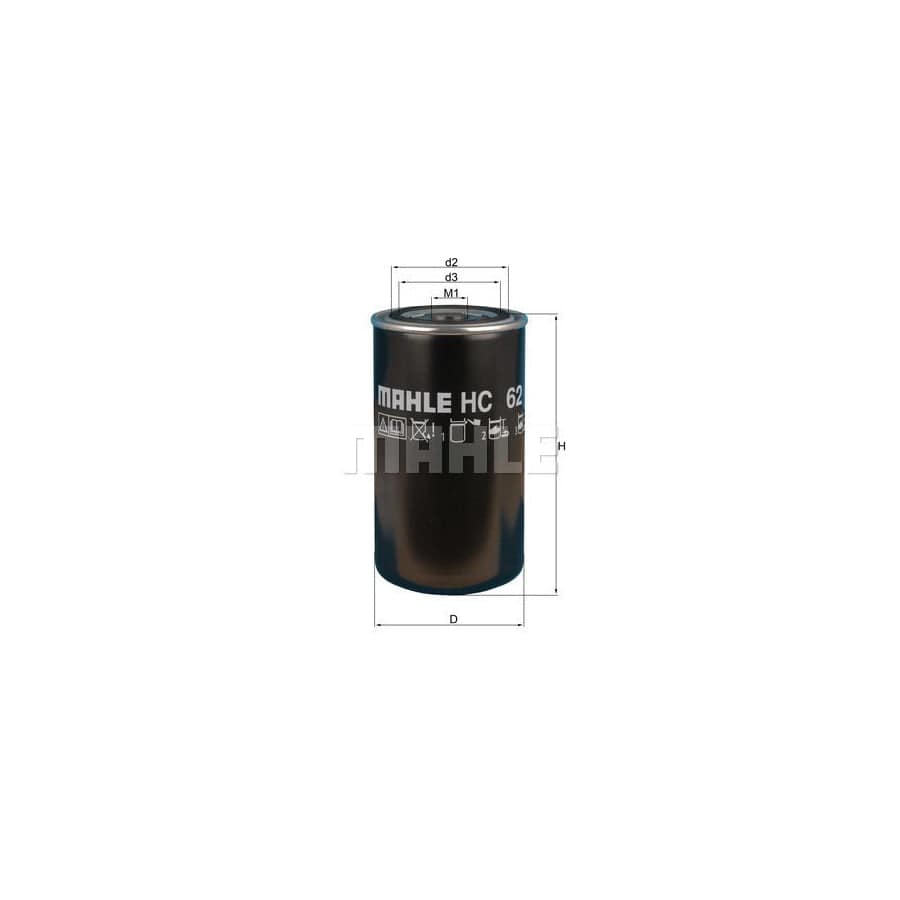 Mahle Original HC62 Hydraulic Filter, Automatic Transmission | ML Performance UK Car Parts