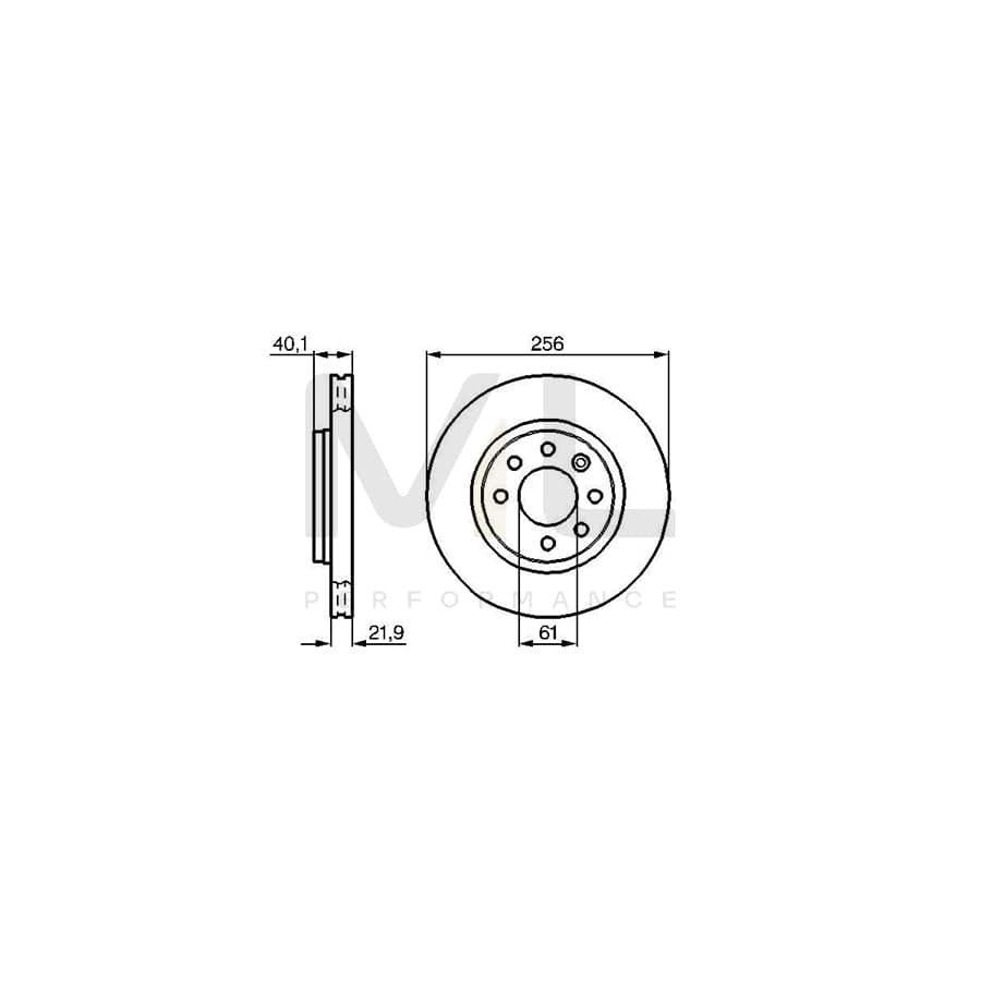 BOSCH 0 986 478 431 Brake Disc Internally Vented, Vented, Oiled, High-carbon | ML Performance Car Parts