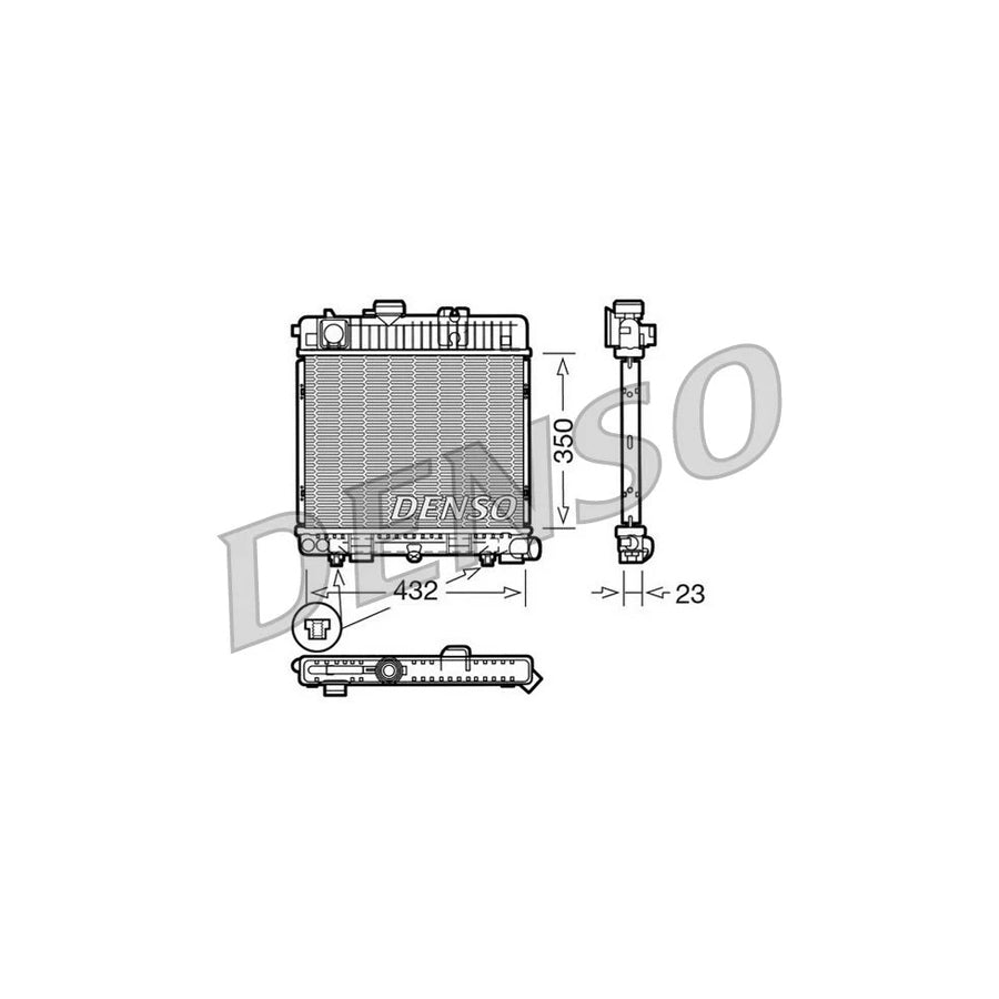 Denso DRM05025 Drm05025 Engine Radiator | ML Performance UK