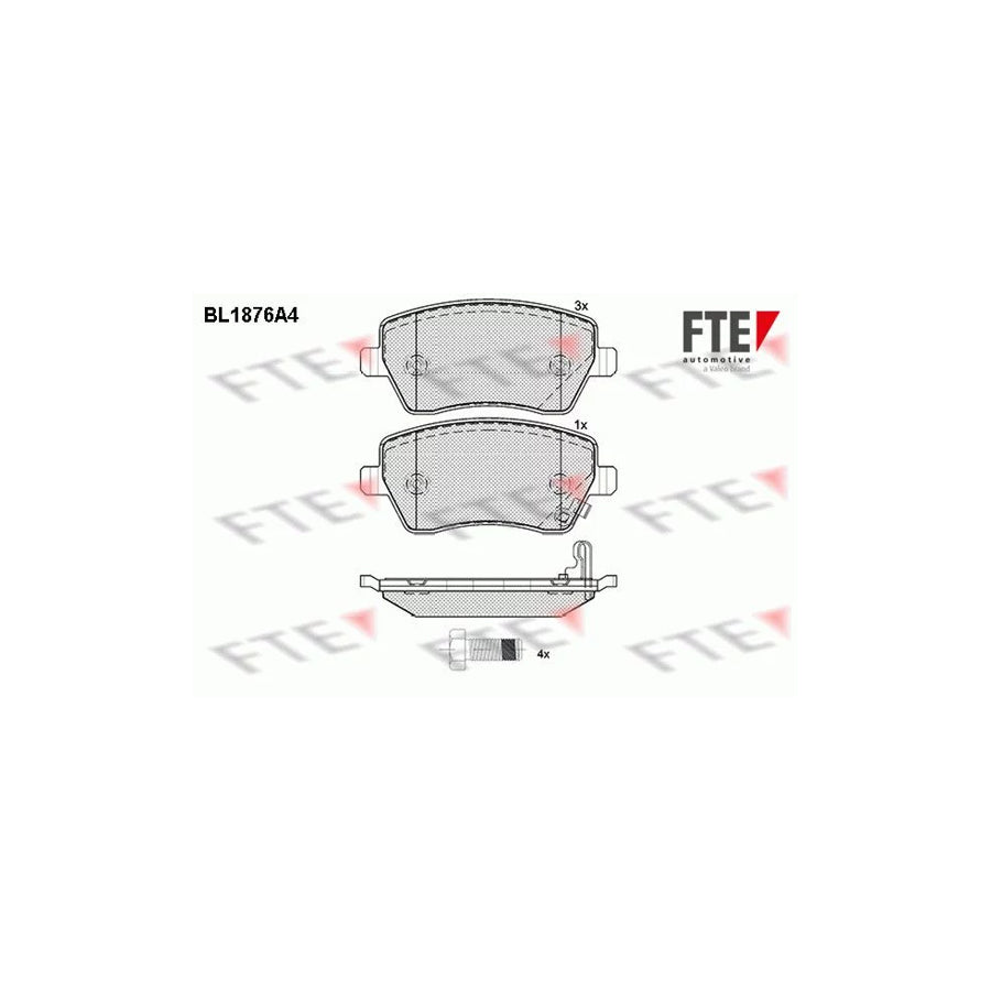 Fte BL1876A4 Brake Pad Set | ML Performance UK Car Parts