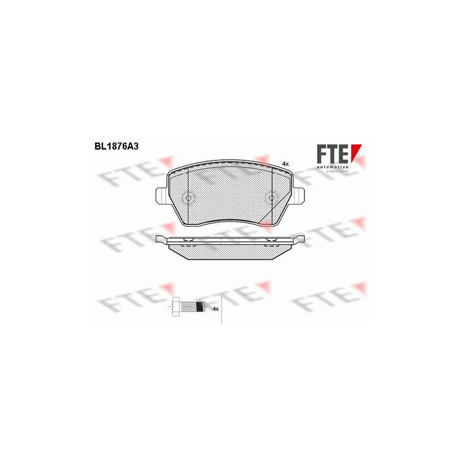 Fte BL1876A3 Brake Pad Set | ML Performance UK Car Parts