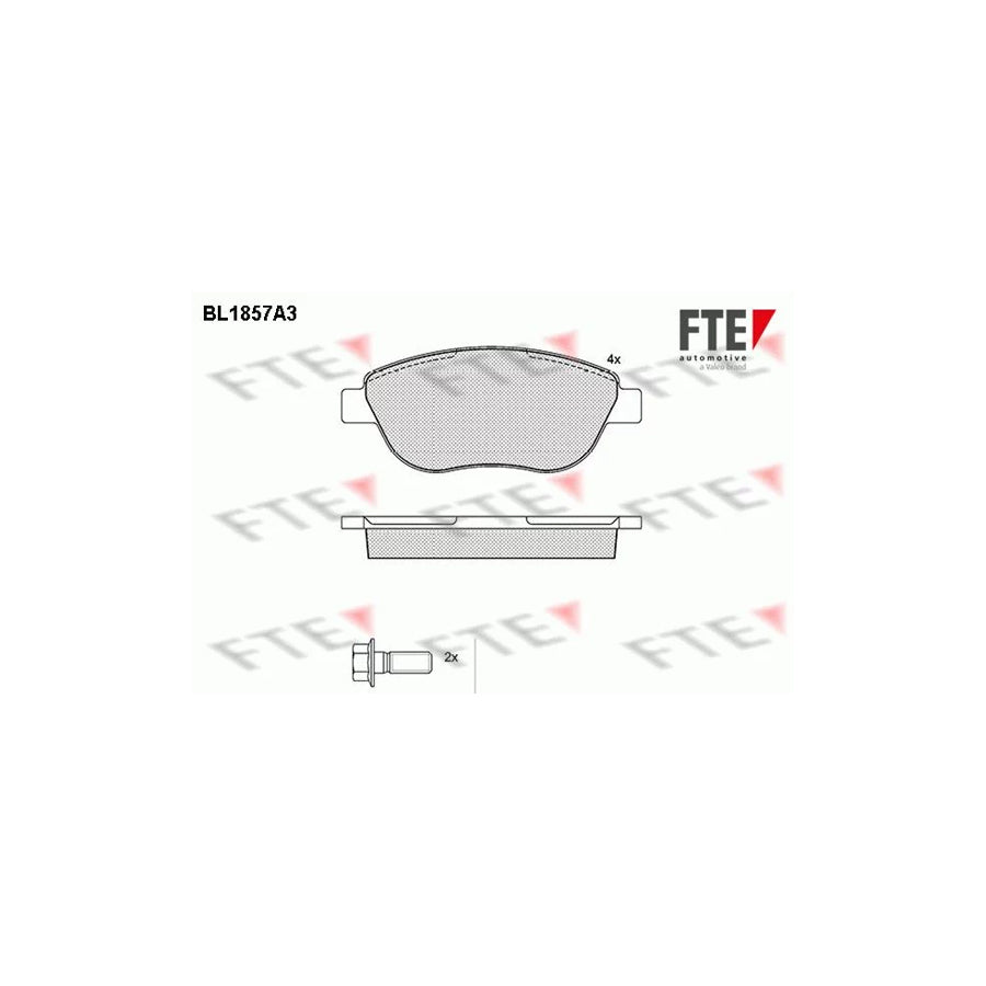 Fte 9010430 Brake Pad Set | ML Performance UK Car Parts