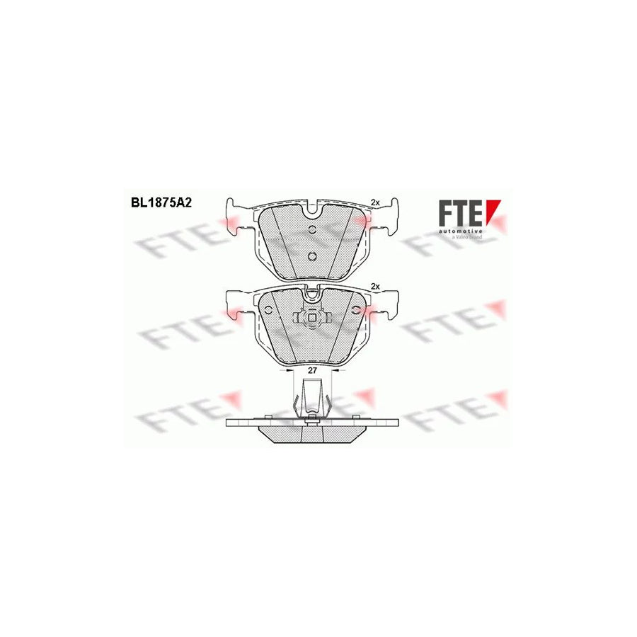 Fte BL1875A2 Brake Pad Set | ML Performance UK Car Parts