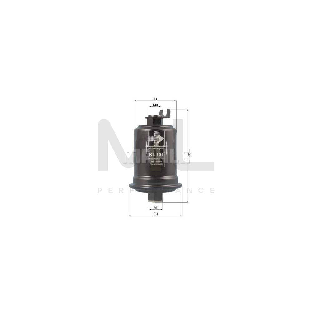 MAHLE ORIGINAL KL 131 Fuel filter for MITSUBISHI SIGMA In-Line Filter | ML Performance Car Parts