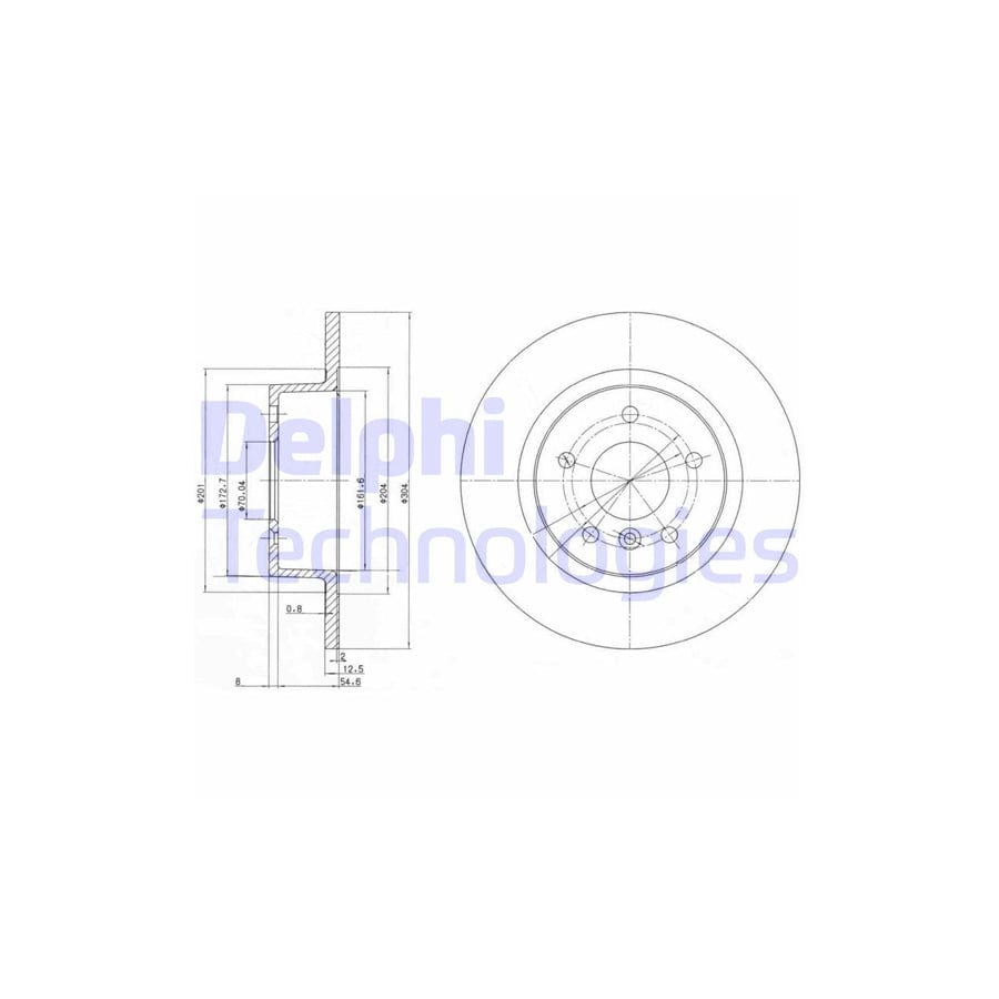 Delphi Bg3227C Brake Disc