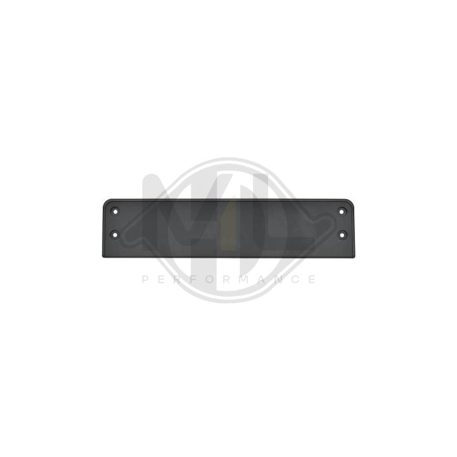 DIEDERICHS 2249154 Number plate holder for VW PASSAT Front, Black, frameless | ML Performance Car Parts