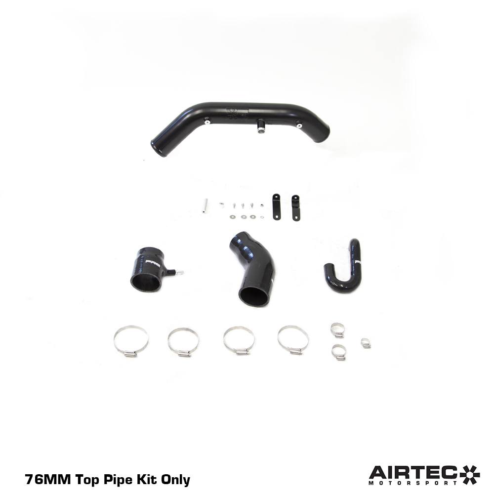 AIRTEC MOTORSPORT ATMSFO131 RS-STYLE 76MM TOP INDUCTION PIPE FOR FIESTA ST180