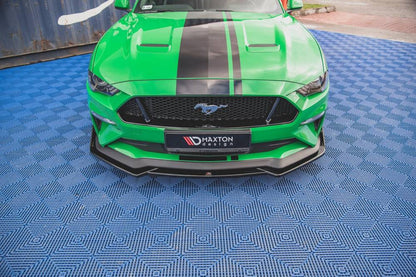 Maxton Design Ford Mustang GT MK6 (Facelift) Front Splitter + Flaps V.1