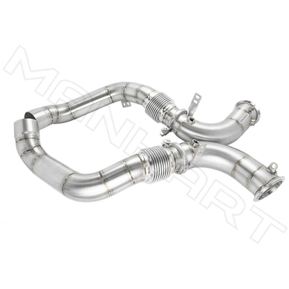 MANHART MH5F9511202 DOWNPIPES RACE FOR BMW F95 / F96 X5M / X6M (COMPETITION) CAT-REPLACEMENT (PART 1 OF 2)