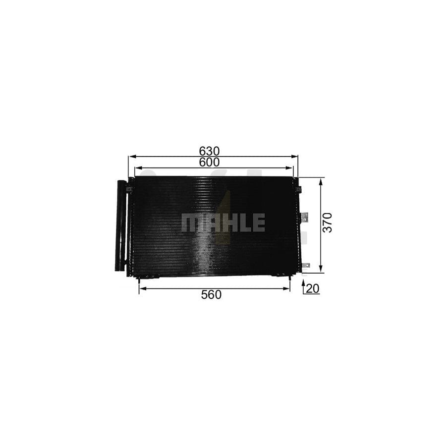 MAHLE ORIGINAL AC 229 000S Air conditioning condenser for LEXUS IS with dryer | ML Performance Car Parts