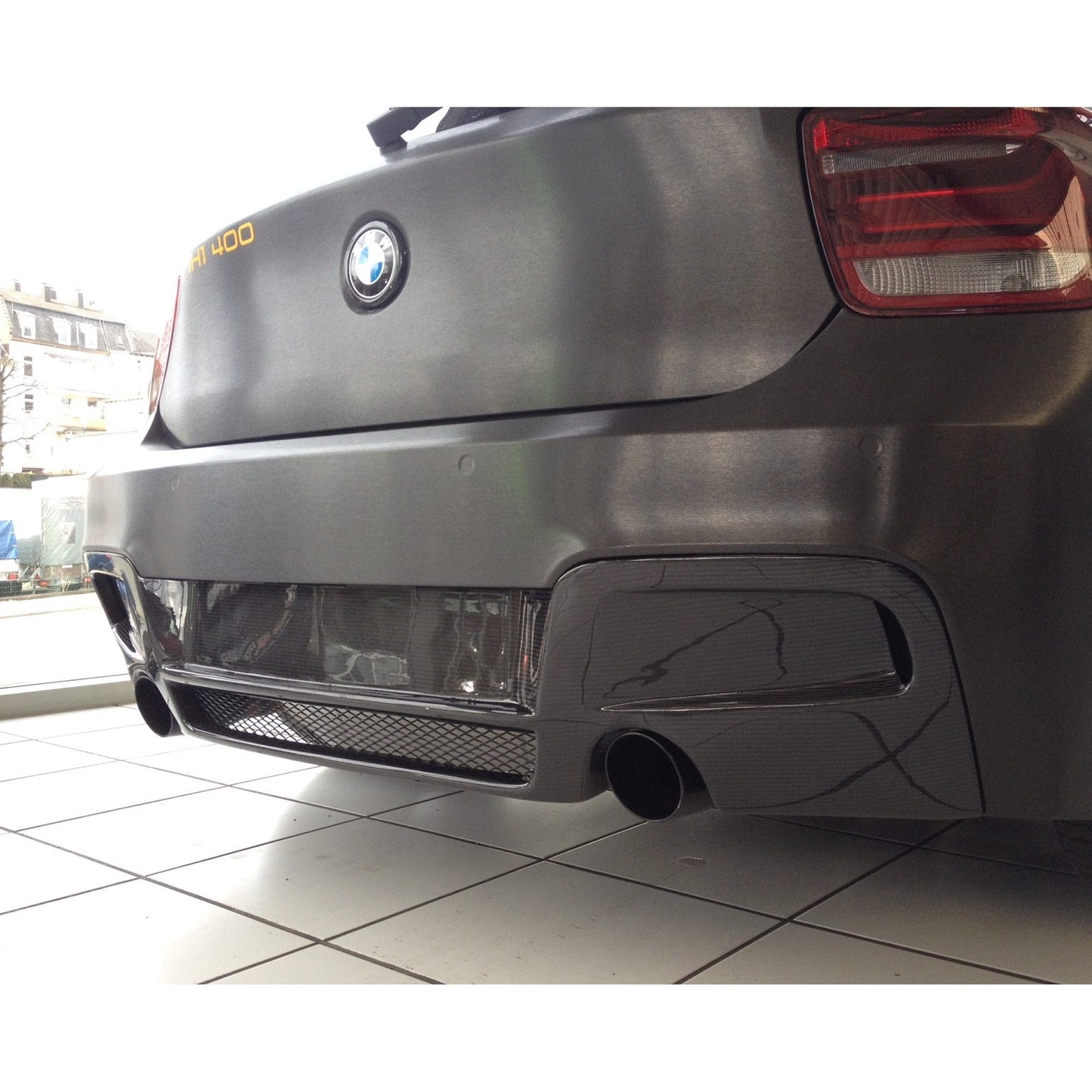 MANHART MH2F2011200 CARBON REAR DIFFUSER FOR BMW F20 / F21 1-SERIES