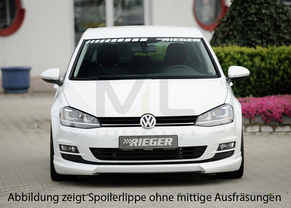 Rieger 00059551 VW Mk7 Golf Front Splitter 4 | ML Performance UK Car Parts