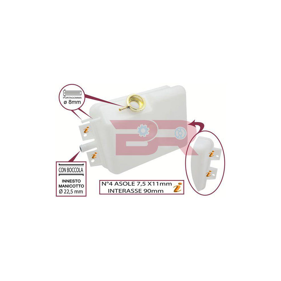 Botto Ricambi BRAC2290 Coolant Expansion Tank For Iveco Daily