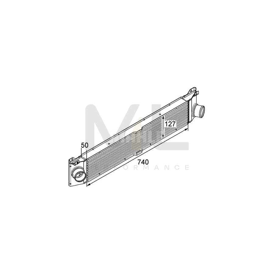 MAHLE ORIGINAL CI 157 000P Intercooler for FIAT DUCATO | ML Performance Car Parts