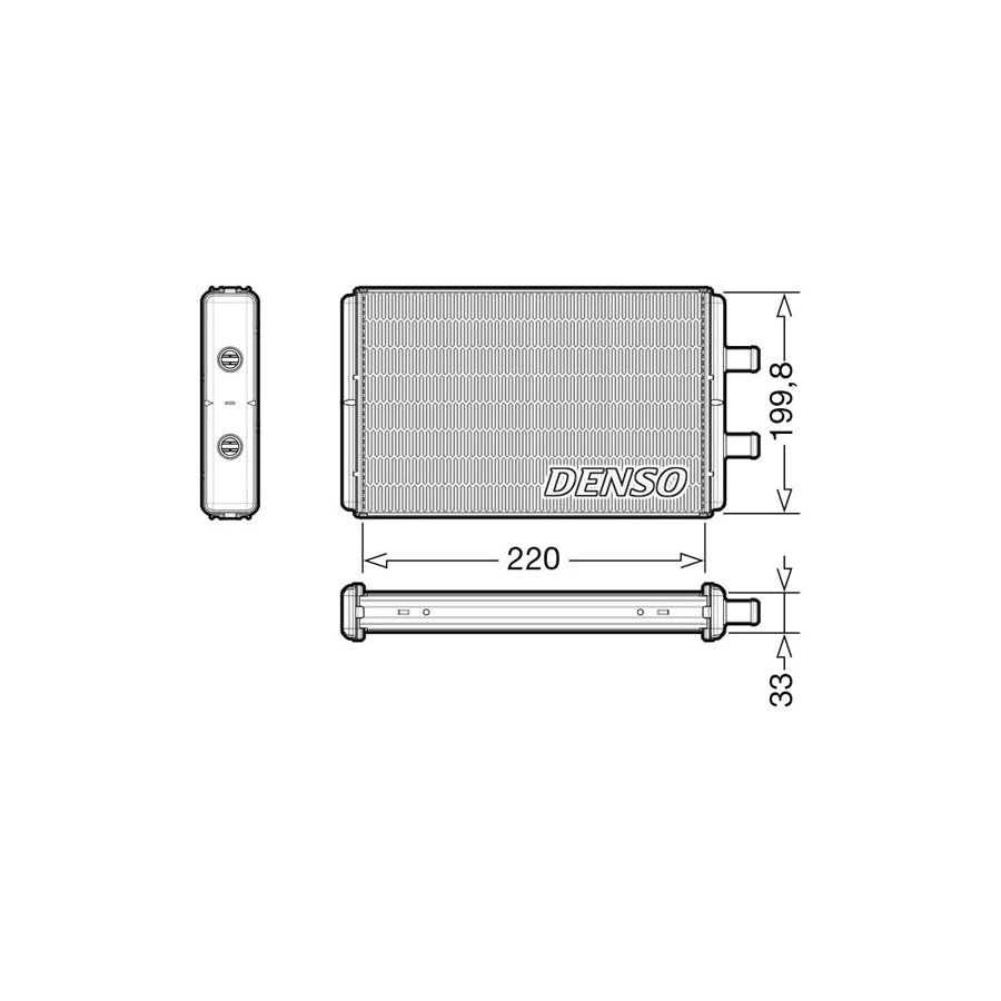 Denso DRR12016 Drr12016 Heater Matrix For Iveco Daily | ML Performance UK