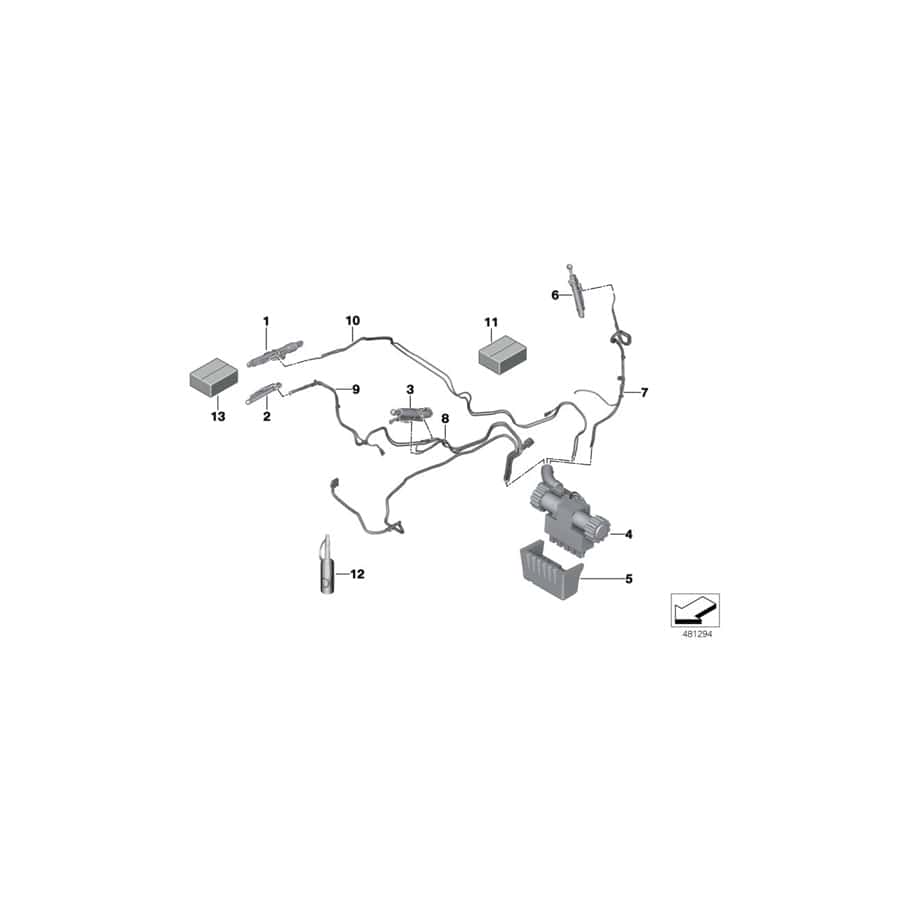 Genuine BMW 54377183316 F83 E93 Hydraulic Cyl. Main Kinematics, Right (Inc. 328i, M4 & 330d) | ML Performance UK Car Parts