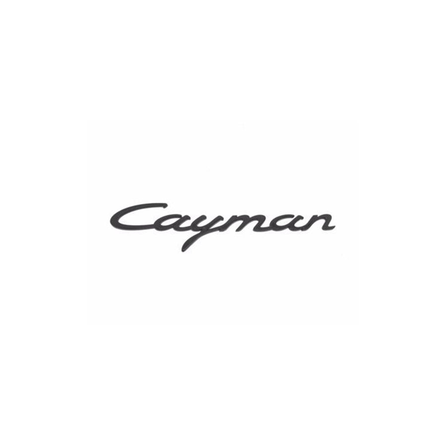 Genuine Porsche Cayman Badge For Porsche 981C Cayman 2015  | ML Performance UK Car Parts