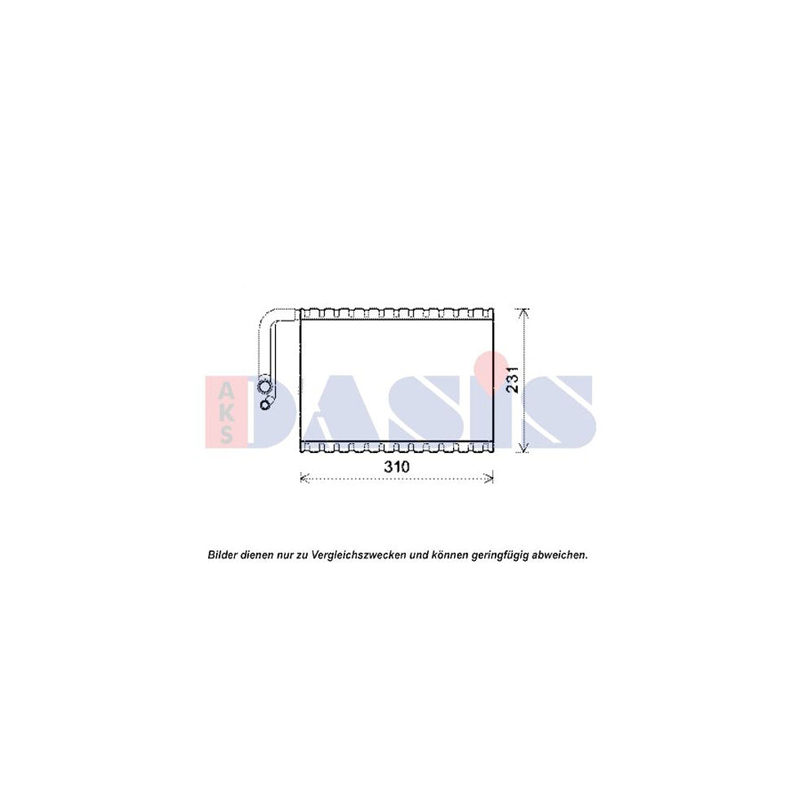 AKS Dasis 820339N Air Conditioning Evaporator | ML Performance UK