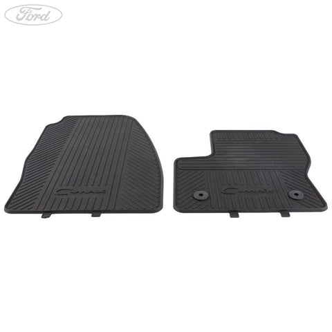 GENUINE FORD 1796134 C-MAX MK2 FRONT RUBBER CONTOUR CAR FLOOR MAT SET 2012-2014 | ML Performance UK