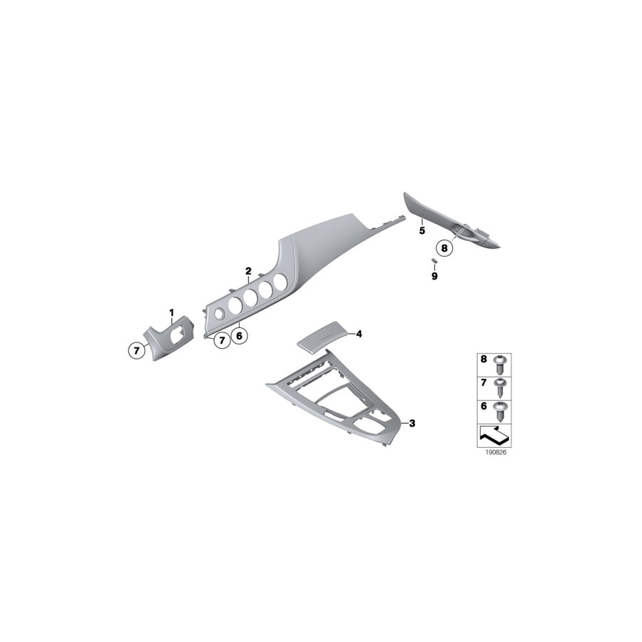 Genuine BMW 51418049227 E89 Door Opener, Front Left ALU CARBON (Inc. Z4 23i, Z4 35is & Z4 35i) | ML Performance UK