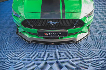 Maxton Design Ford Mustang GT MK6 (Facelift) Front Splitter + Flaps V.2