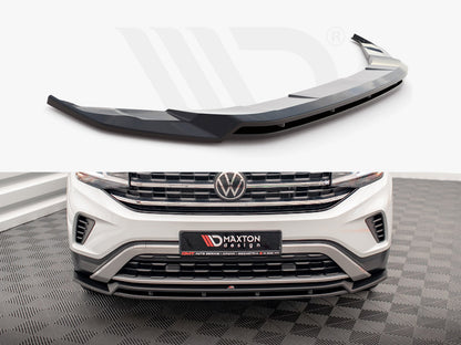 Maxton Design VW-AT-1-CRS-FD2T+FD2RT Front Splitter V.2 VW Atlas Cross Sport (2020-) | ML Performance UK Car Parts