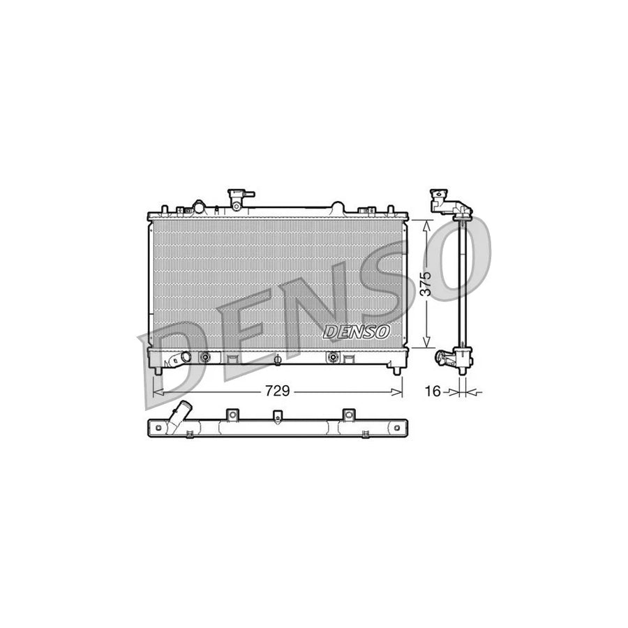 Denso DRM44022 Drm44022 Engine Radiator For Mazda 6 | ML Performance UK