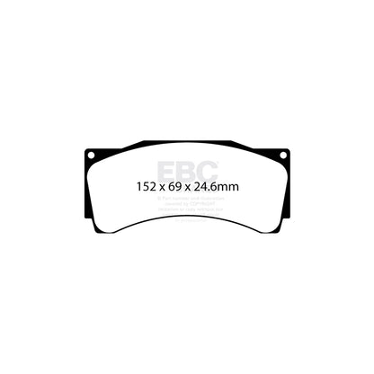 EBC DP8080RPX Alcon Mercedes-Benz Opel Peugeot Front RP-X Brake Pads 2 | ML Performance UK Car Parts