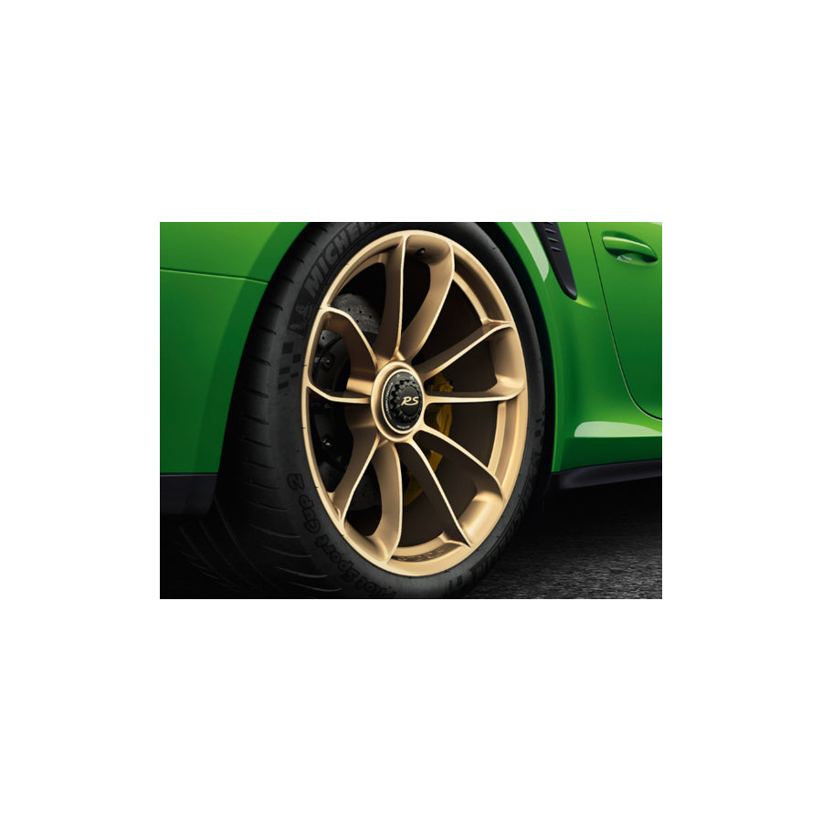 Genuine Porsche 20/21 991 2 Gt3 Rs In Aurum (Satin-Gloss) Alloy Wheels Original Porsche | ML Performance UK Car Parts