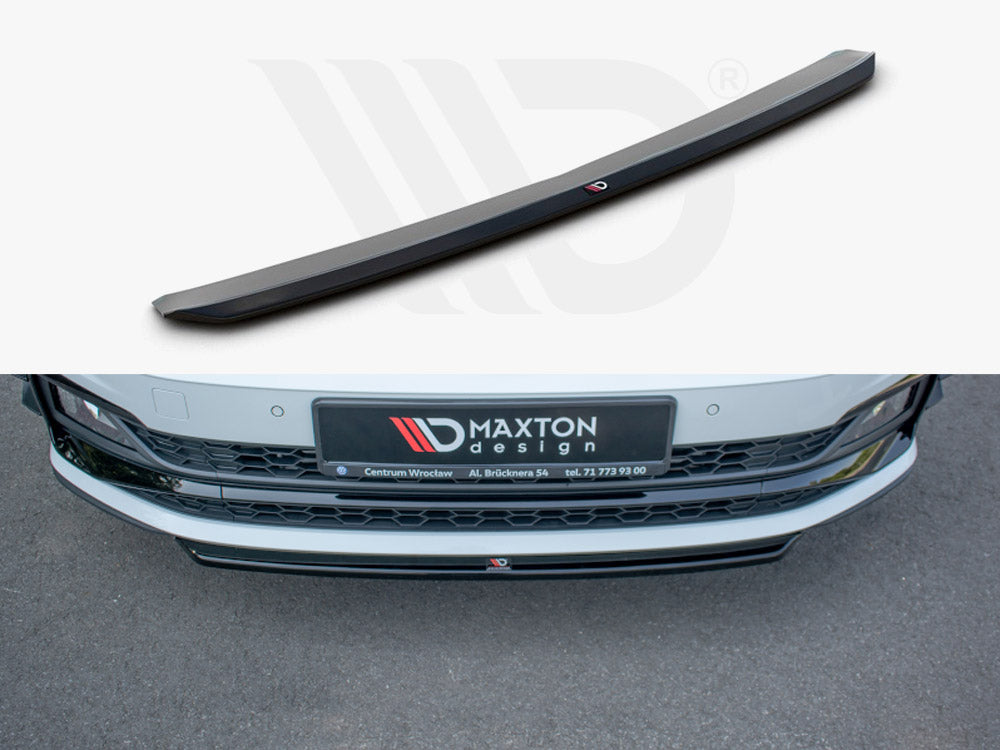 Maxton Design VW-PO-6-GTI-FD4T Front Splitter V.4 VW Polo MK6 GTI | ML Performance UK Car Parts