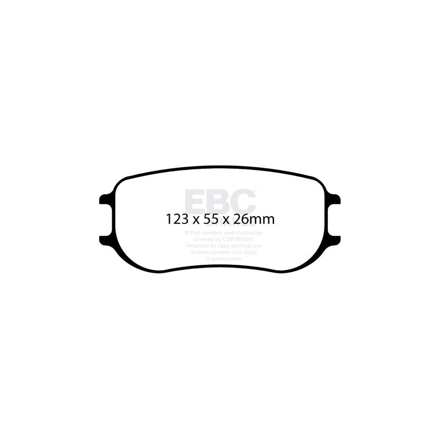 EBC DP8082RPX Racing RP-X Brake Pads 2 | ML Performance UK Car Parts