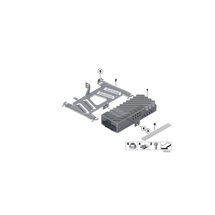 Genuine BMW 65159264556 F45 Holder Amplifier (Inc. 225xe, 218dX & 218d) | ML Performance UK Car Parts