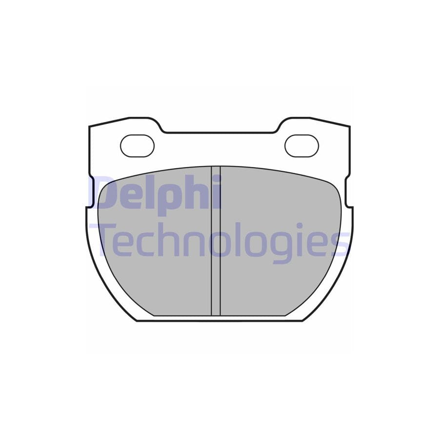 Delphi Lp1847 Brake Pad Set For Land Rover Defender