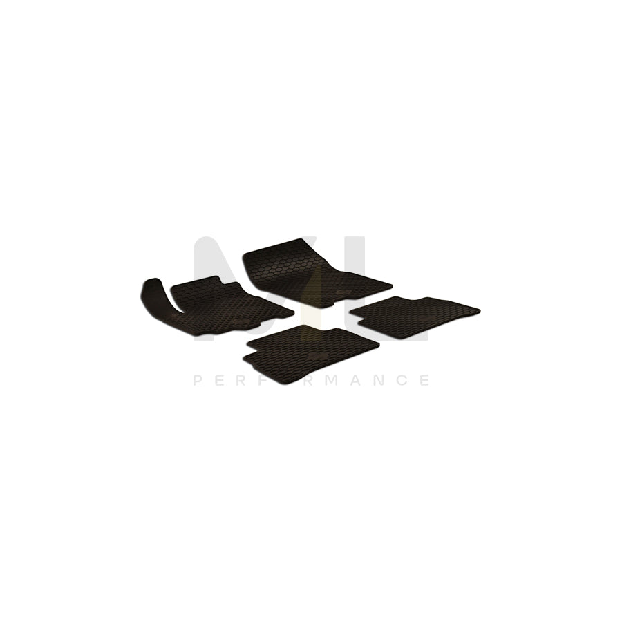 WALSER 50796 Floor mat set for SUZUKI Vitara IV Off-Road (LY) Elastomer, Front and Rear, Quantity: 4, Black | ML Performance Car Parts