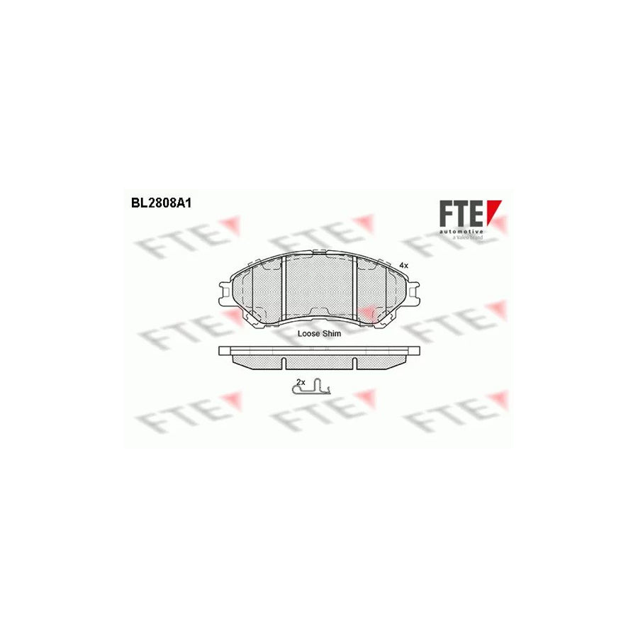 Fte BL2808A1 Brake Pad Set | ML Performance UK Car Parts