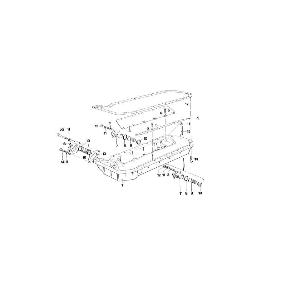 Genuine BMW 11131304165 E26 Strainer (Inc. M1) | ML Performance UK Car Parts