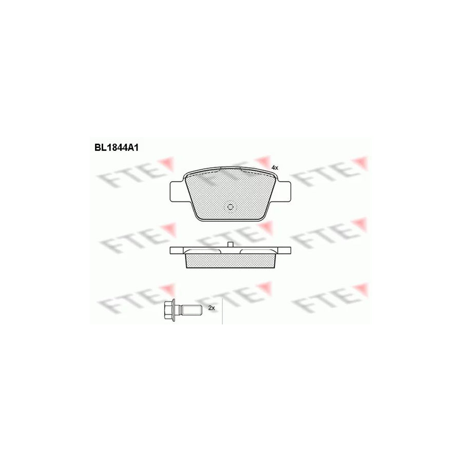 Fte 9010423 Brake Pad Set | ML Performance UK Car Parts