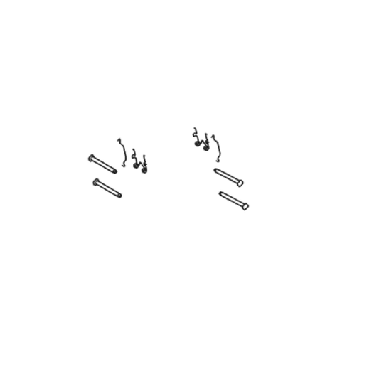 Genuine Lexus 04948-30210 IS Phase 2 Rear Pad Fitting Kit (Vented Discs)