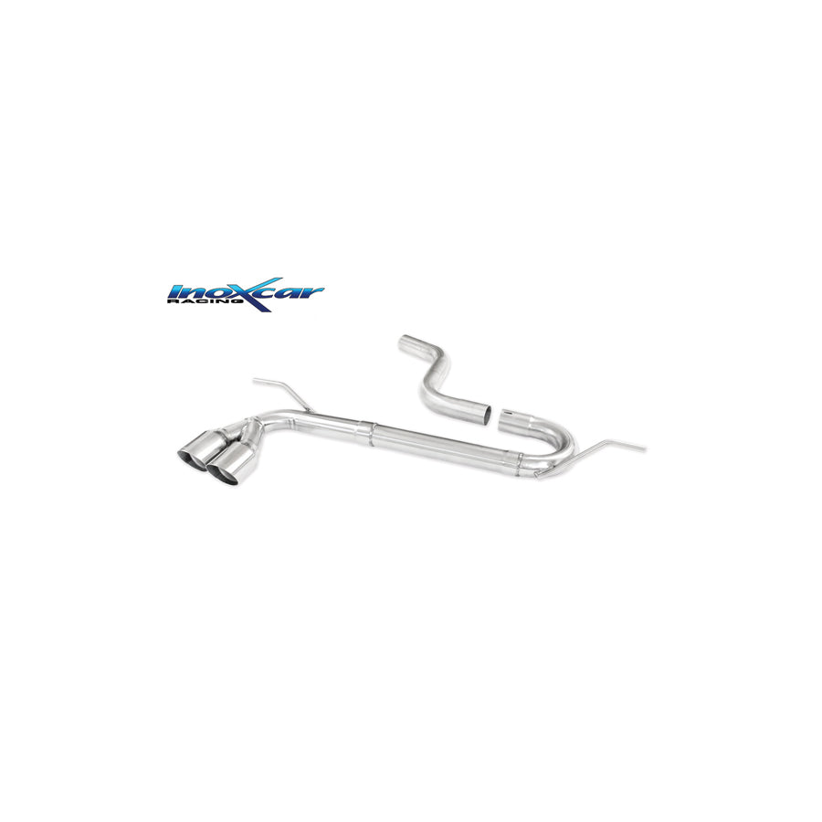 InoXcar WGO.57.RA VW Golf 7 Non-Resonated Rear Exhaust | ML Performance UK Car Parts