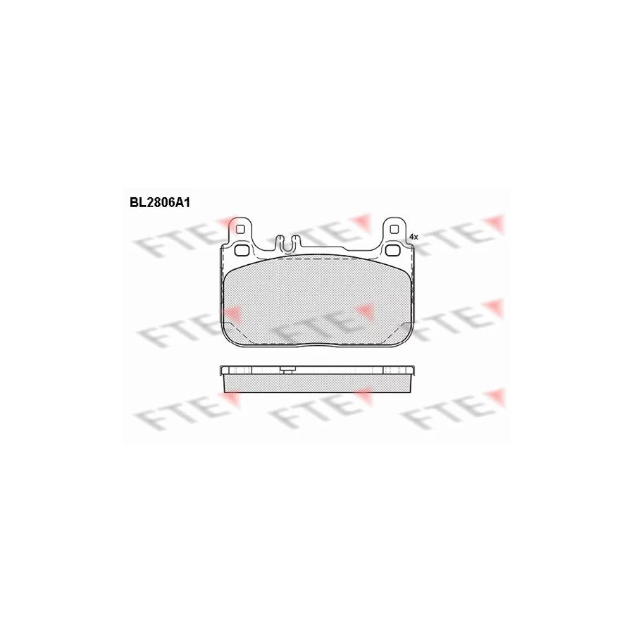 Fte BL2806A1 Brake Pad Set Suitable For Mercedes-Benz S-Class | ML Performance UK Car Parts