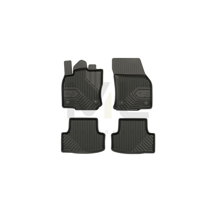 FROGUM Tailored, No.77 77409774 Floor mat set for SEAT Ateca (KH7) Elastomer, Front and Rear, Quantity: 4, Black | ML Performance Car Parts