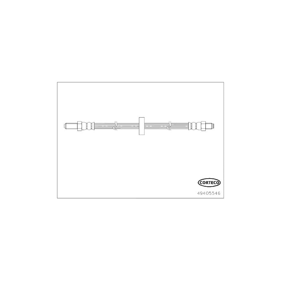 Corteco 49405546 Brake Hose For Jaguar Xj Saloon (X308) | ML Performance UK