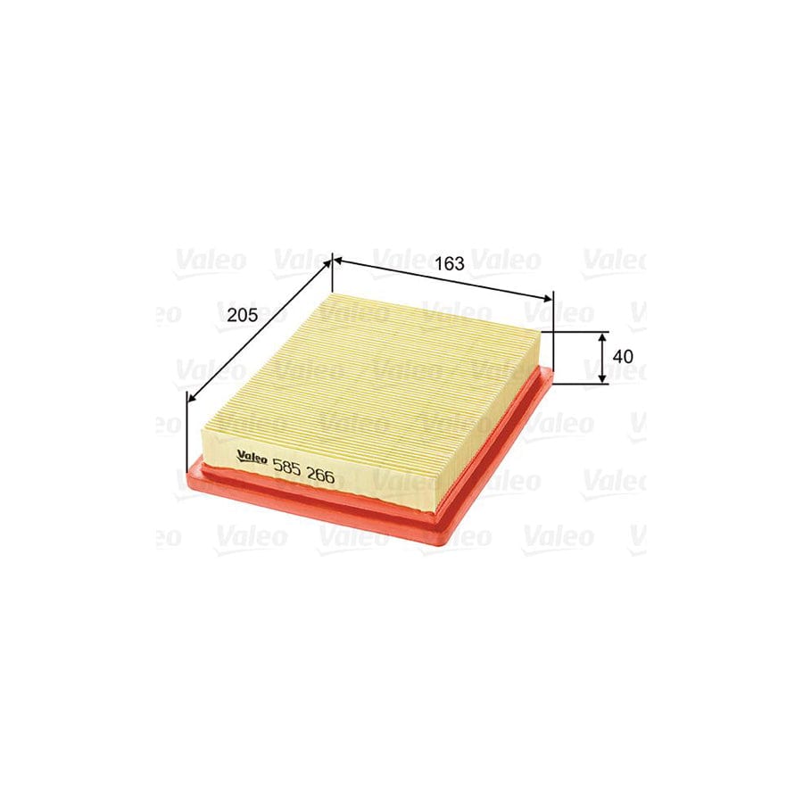 VALEO 585266 Air Filter | ML Performance UK Car Parts