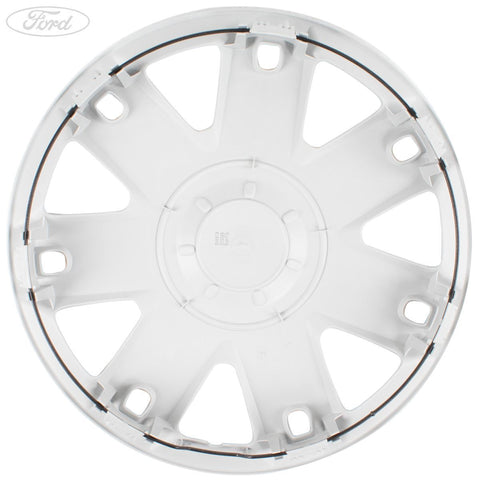 GENUINE FORD 1320901 FIESTA FUSION 15" WHEEL TRIM HUB CAP SILVER SINGLE | ML Performance UK