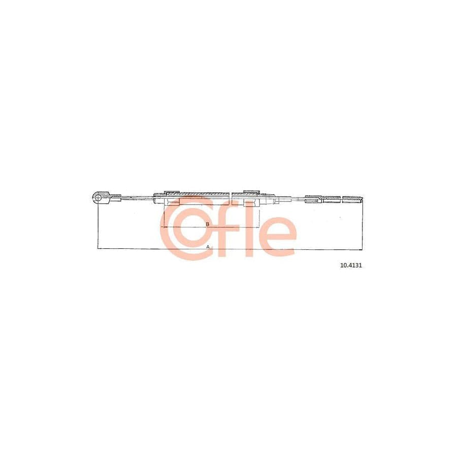 Cofle 92.10.4131 Hand Brake Cable For BMW 3 Series