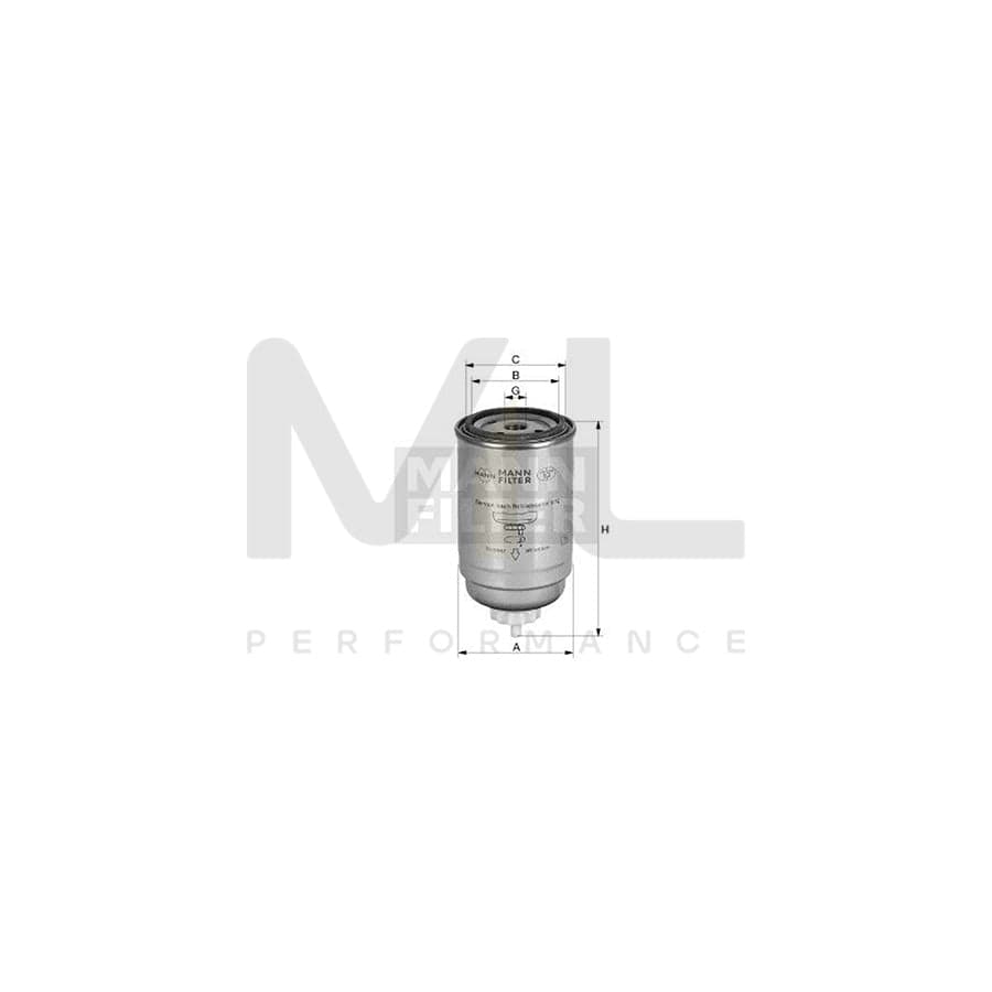 MANN-FILTER WK 932/1 Fuel filter Spin-on Filter | ML Performance Car Parts