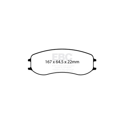 EBC DP8081RPX Porsche Front RP-X Brake Pads 2 | ML Performance UK Car Parts