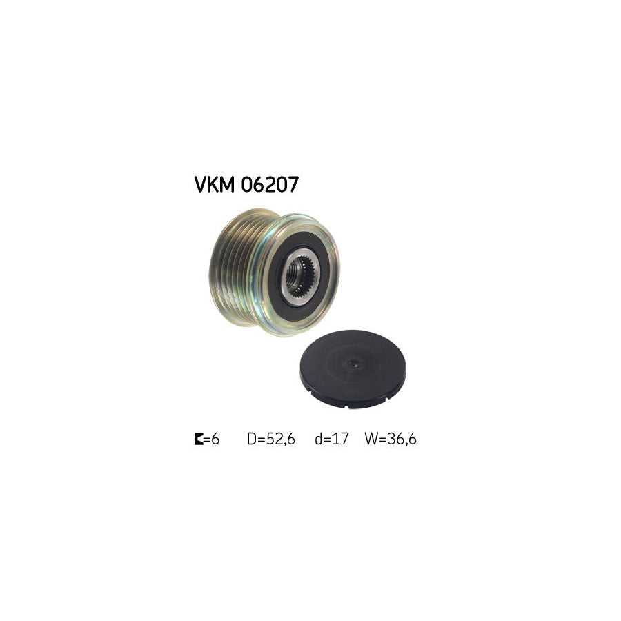 Skf Vkm 06207 Alternator Freewheel Clutch | ML Performance UK Car Parts