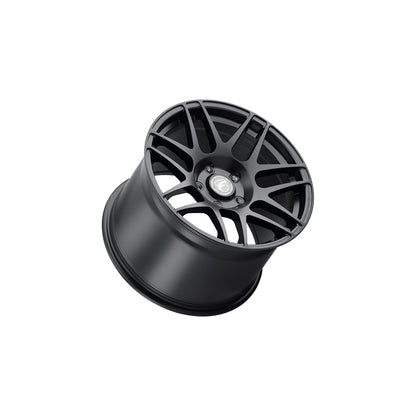 Forgestar F17288022P15 18x8 F14 Drag Semi Concave 5x120 ET15 BS5.125 Satin Black Drag Racing Wheel